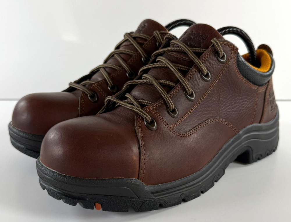 Timberland PRO Titan Oxford Alloy Toe Work Shoes Women's 10W Brown New